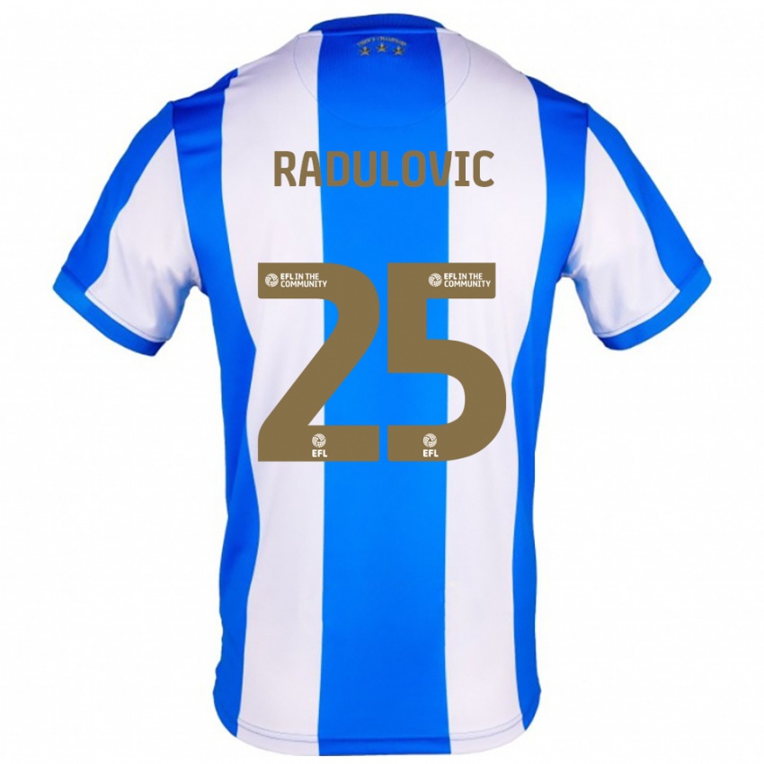 נשים בויאן רדולוביץ׳ #25 כחול לבן ג'רזי ביתית 2025/26 חולצה קצרה