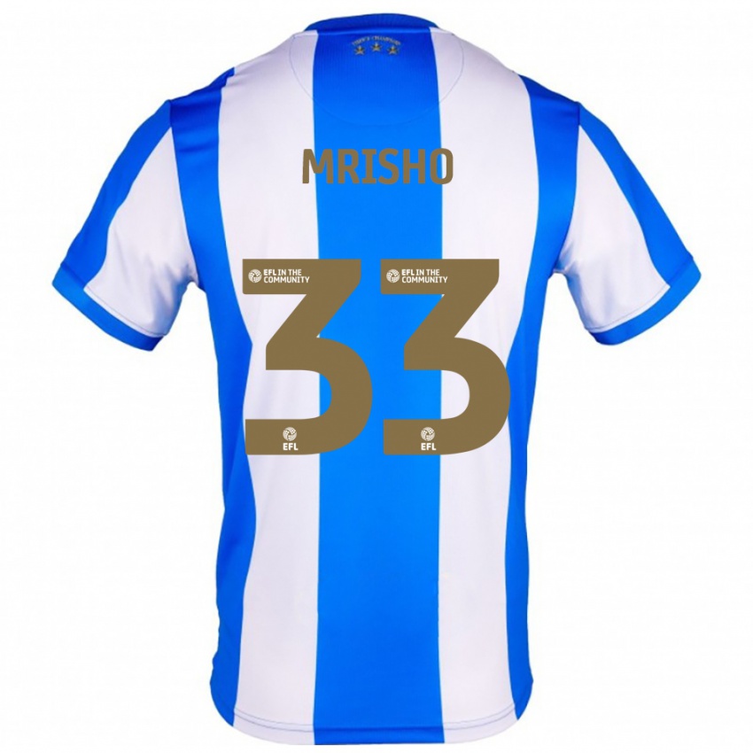 נשים עומארי מרישו #33 כחול לבן ג'רזי ביתית 2025/26 חולצה קצרה