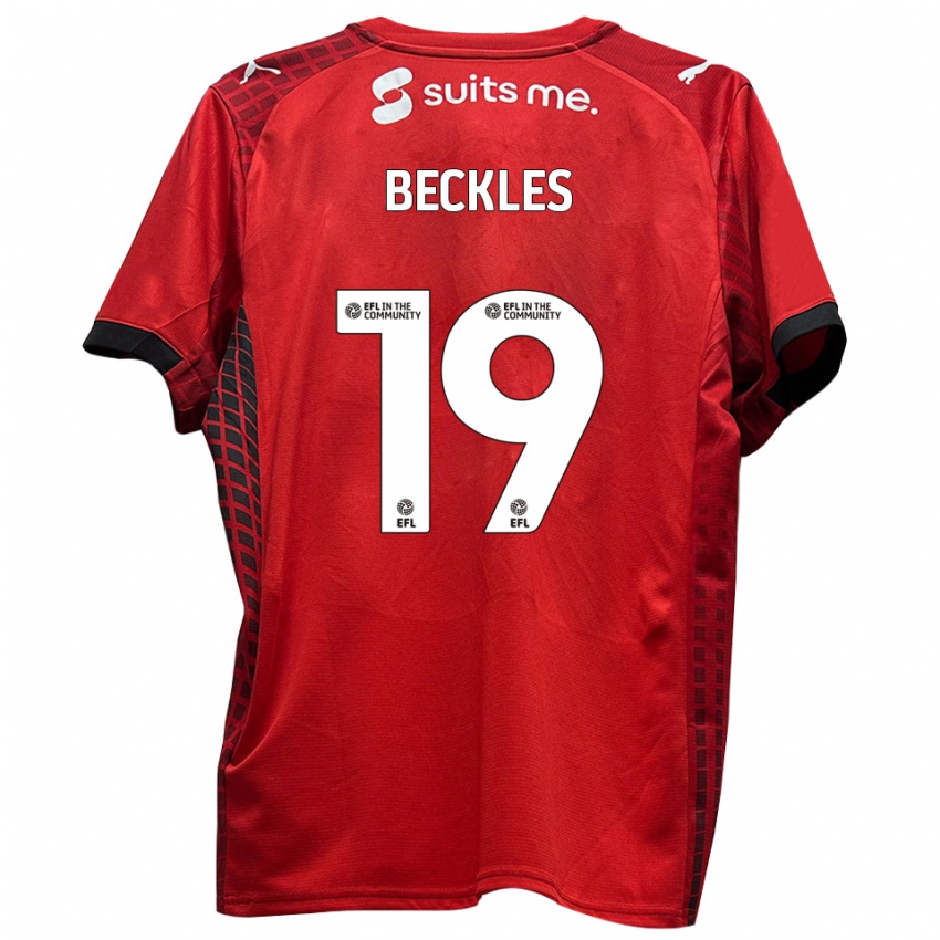 נשים עומר בקלס #19 אדום שחור ג'רזי ביתית 2025/26 חולצה קצרה