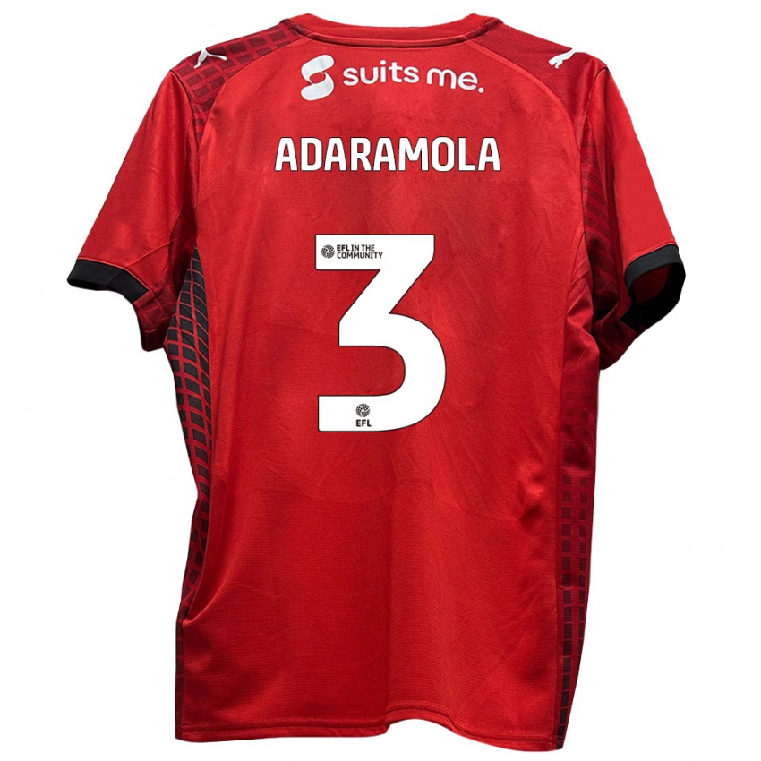 נשים טאיו אדרמולה #3 אדום שחור ג'רזי ביתית 2025/26 חולצה קצרה