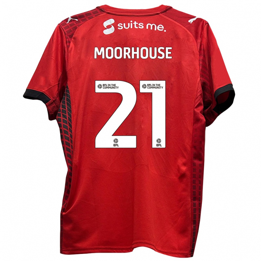 נשים ג׳ק לי מורהאוז #21 אדום שחור ג'רזי ביתית 2025/26 חולצה קצרה