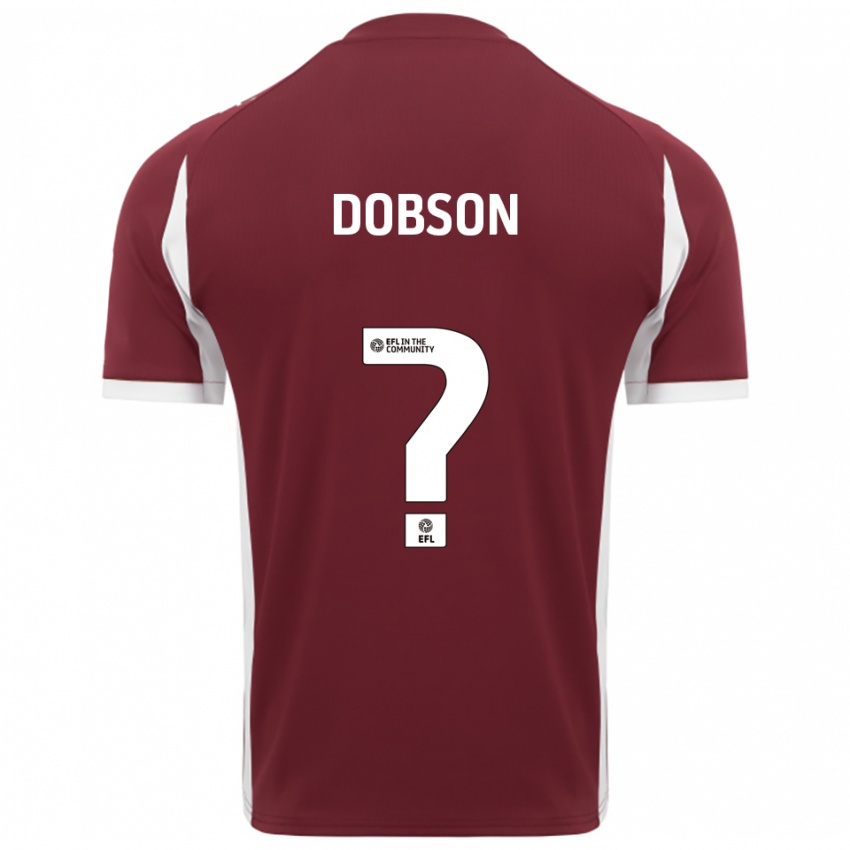 נשים נאו דובסון #0 בורדו לבן ג'רזי ביתית 2025/26 חולצה קצרה