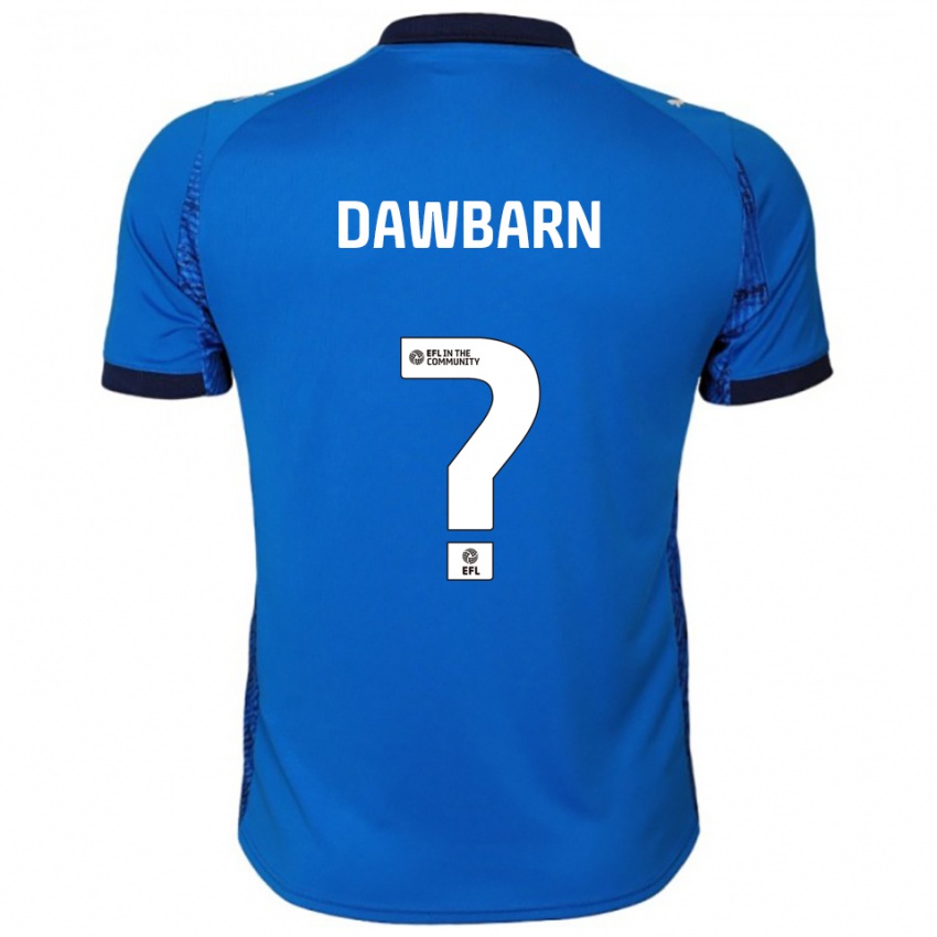 נשים Hannah Dawbarn #0 כחול לבן ג'רזי ביתית 2025/26 חולצה קצרה