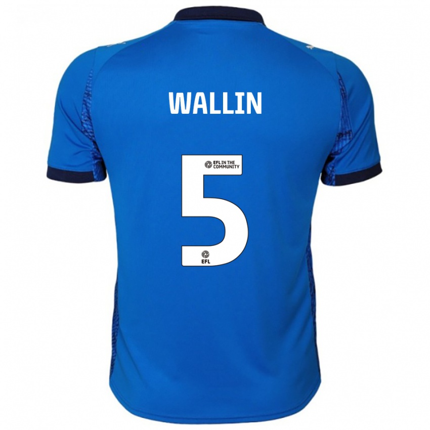 נשים אוסקר ואלין #5 כחול לבן ג'רזי ביתית 2025/26 חולצה קצרה