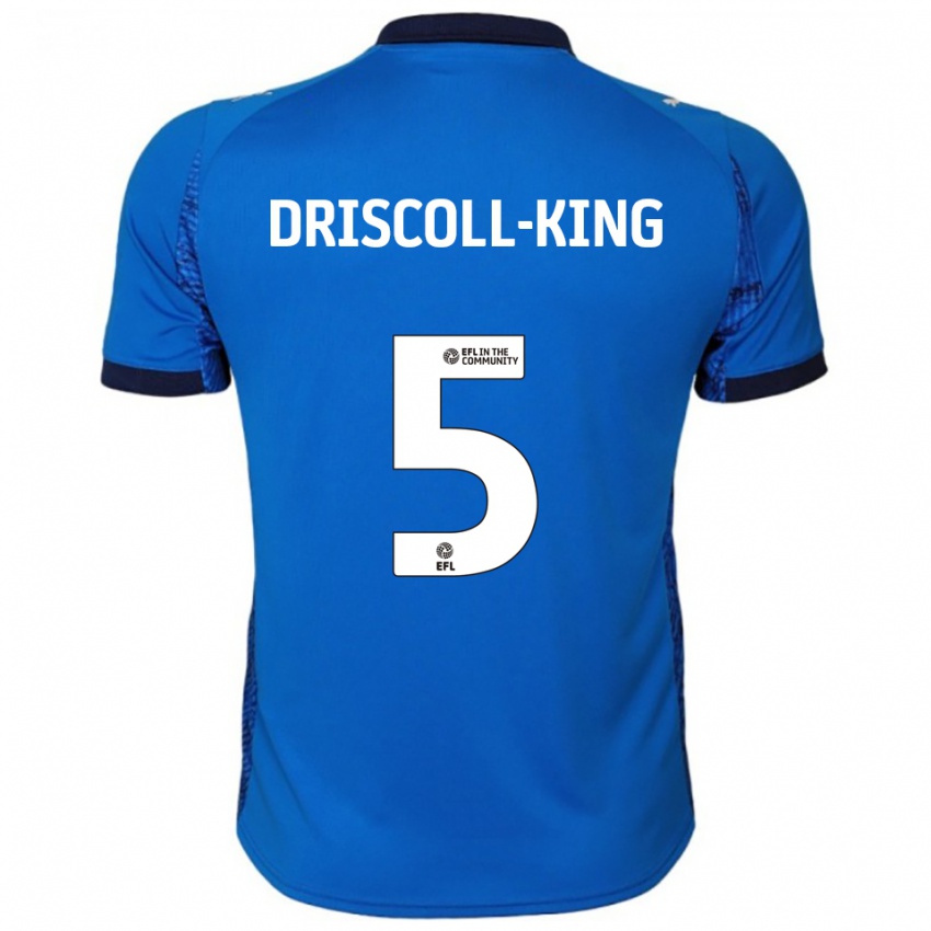 נשים Evie Driscoll-King #5 כחול לבן ג'רזי ביתית 2025/26 חולצה קצרה