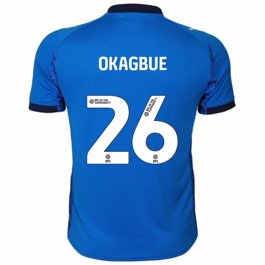 נשים דייוויד אוקגבוי #26 כחול לבן ג'רזי ביתית 2025/26 חולצה קצרה