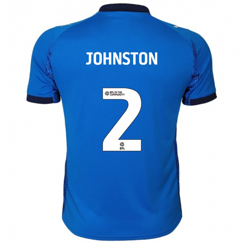 נשים קארל ג'ונסטון #2 כחול לבן ג'רזי ביתית 2025/26 חולצה קצרה