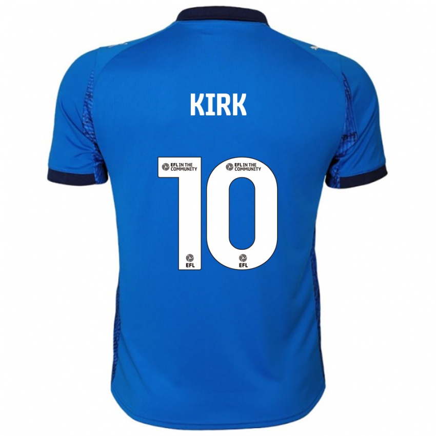 נשים Tara Kirk #10 כחול לבן ג'רזי ביתית 2025/26 חולצה קצרה