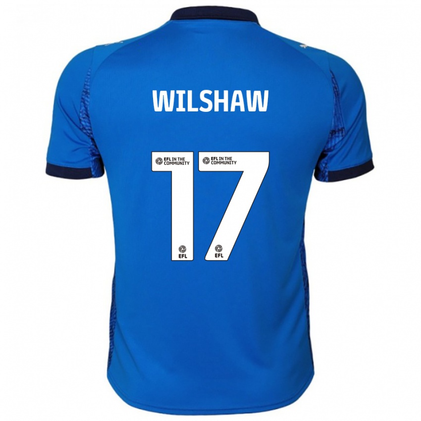 נשים Lauren Wilshaw #17 כחול לבן ג'רזי ביתית 2025/26 חולצה קצרה