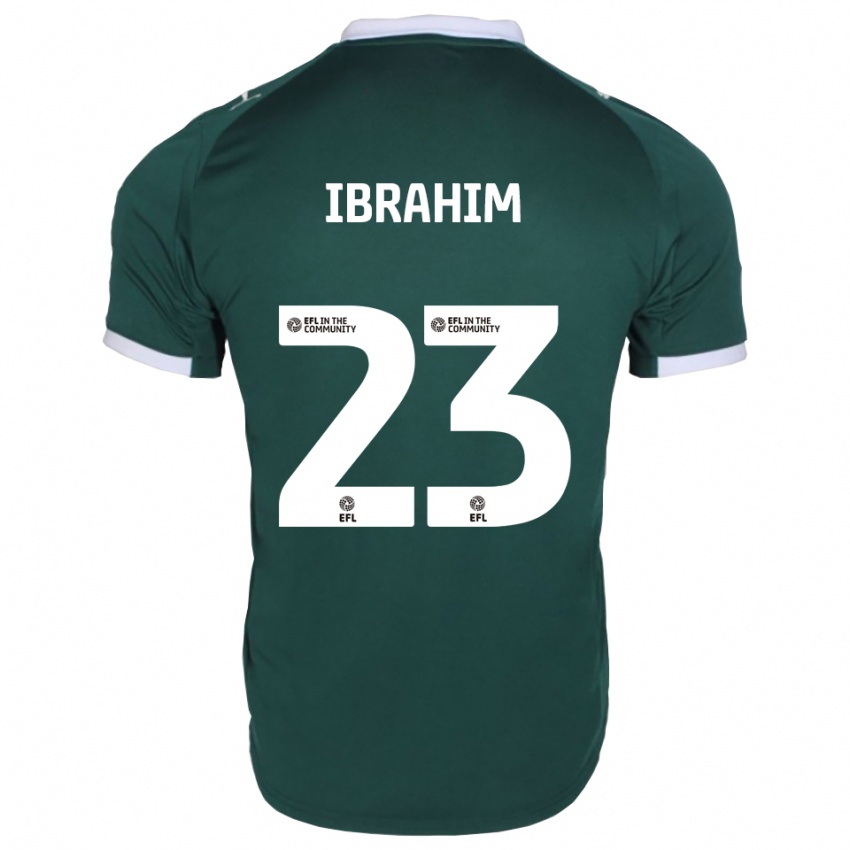 נשים Bradley Ibrahim #23 ירוק לבן ג'רזי ביתית 2025/26 חולצה קצרה