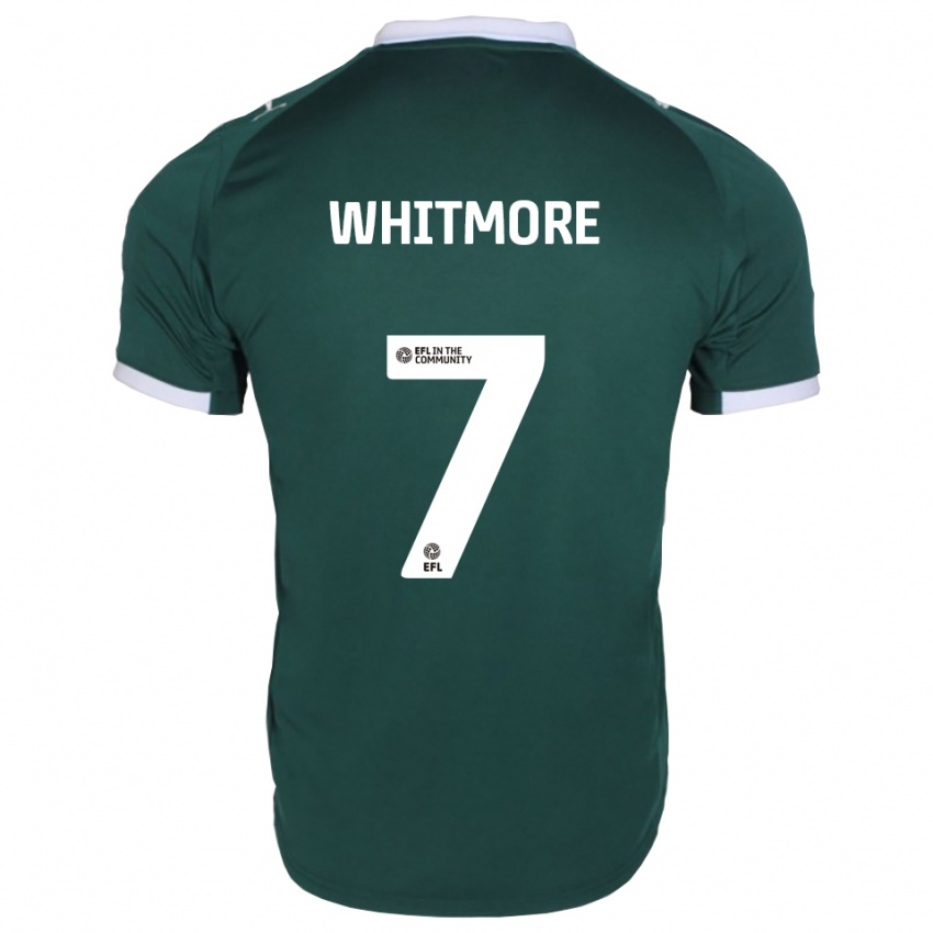 נשים שרלוט ויטמור #7 ירוק לבן ג'רזי ביתית 2025/26 חולצה קצרה