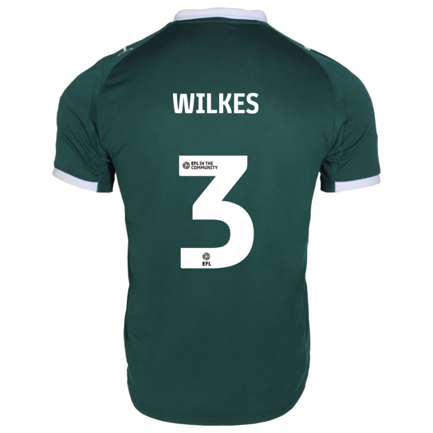 נשים פינלי וילקס #3 ירוק לבן ג'רזי ביתית 2025/26 חולצה קצרה