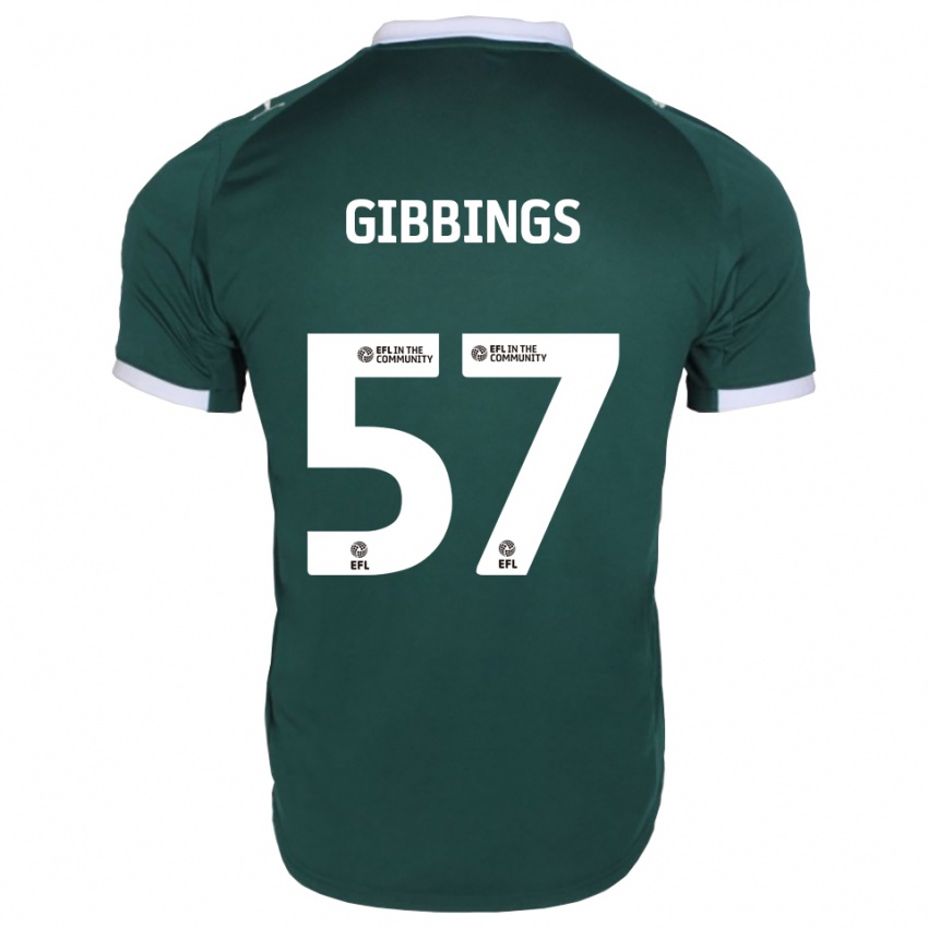 נשים קול גיבינגס #57 ירוק לבן ג'רזי ביתית 2025/26 חולצה קצרה