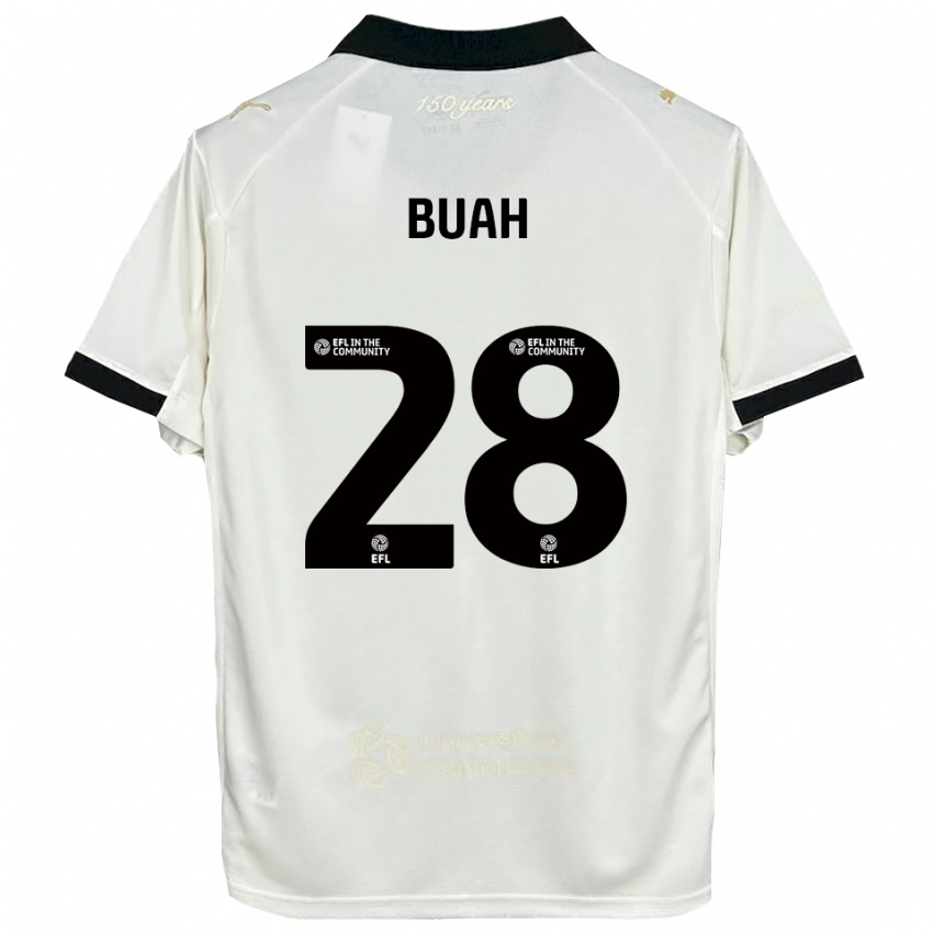 נשים אנדרו בואה #28 לבן פנינה שחור ג'רזי ביתית 2025/26 חולצה קצרה