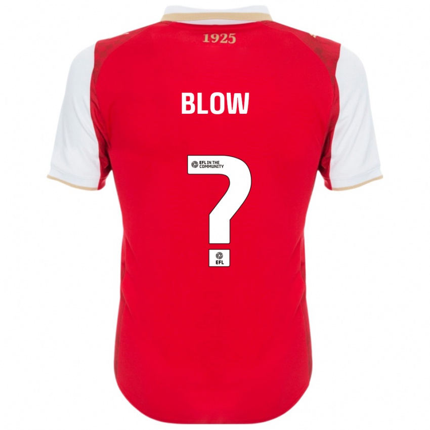 נשים Hayden Blow #0 אדום לבן ג'רזי ביתית 2025/26 חולצה קצרה