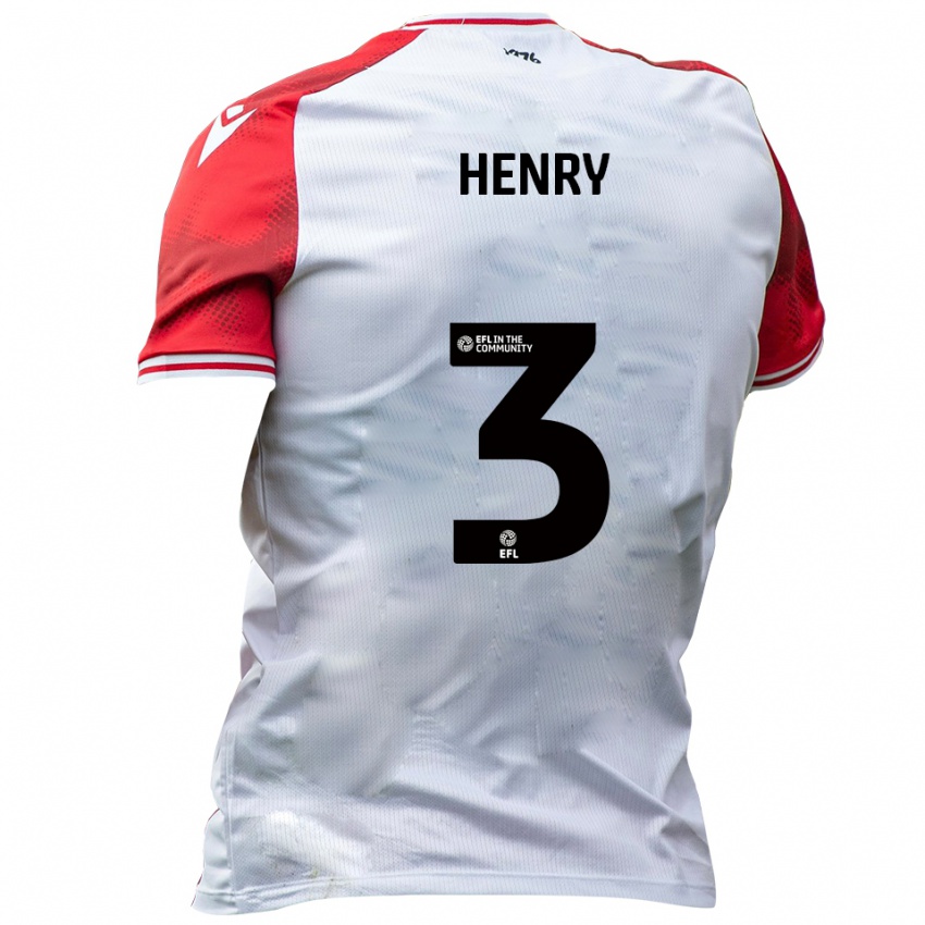 נשים לואי הנרי #3 לבן אדום ג'רזי ביתית 2025/26 חולצה קצרה