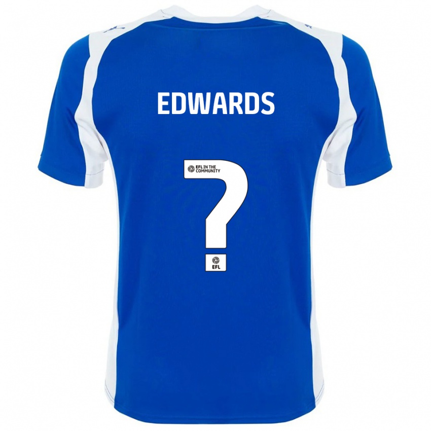 נשים Christy Edwards #0 כחול לבן ג'רזי ביתית 2025/26 חולצה קצרה