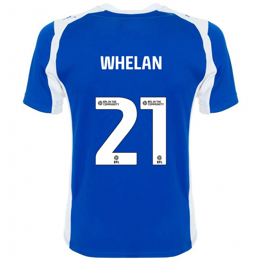נשים Sophie Whelan #21 כחול לבן ג'רזי ביתית 2025/26 חולצה קצרה