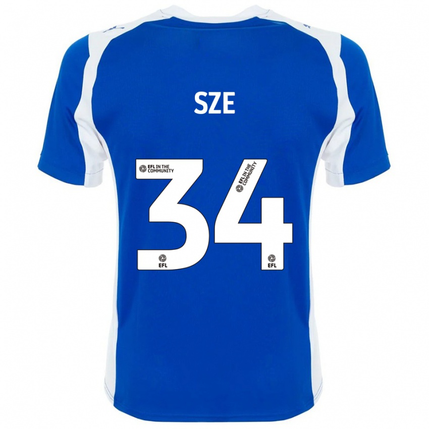 נשים כריס שה #34 כחול לבן ג'רזי ביתית 2025/26 חולצה קצרה