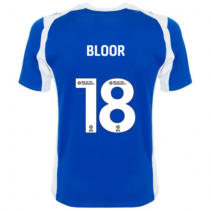 נשים Chelsea Bloor #18 כחול לבן ג'רזי ביתית 2025/26 חולצה קצרה