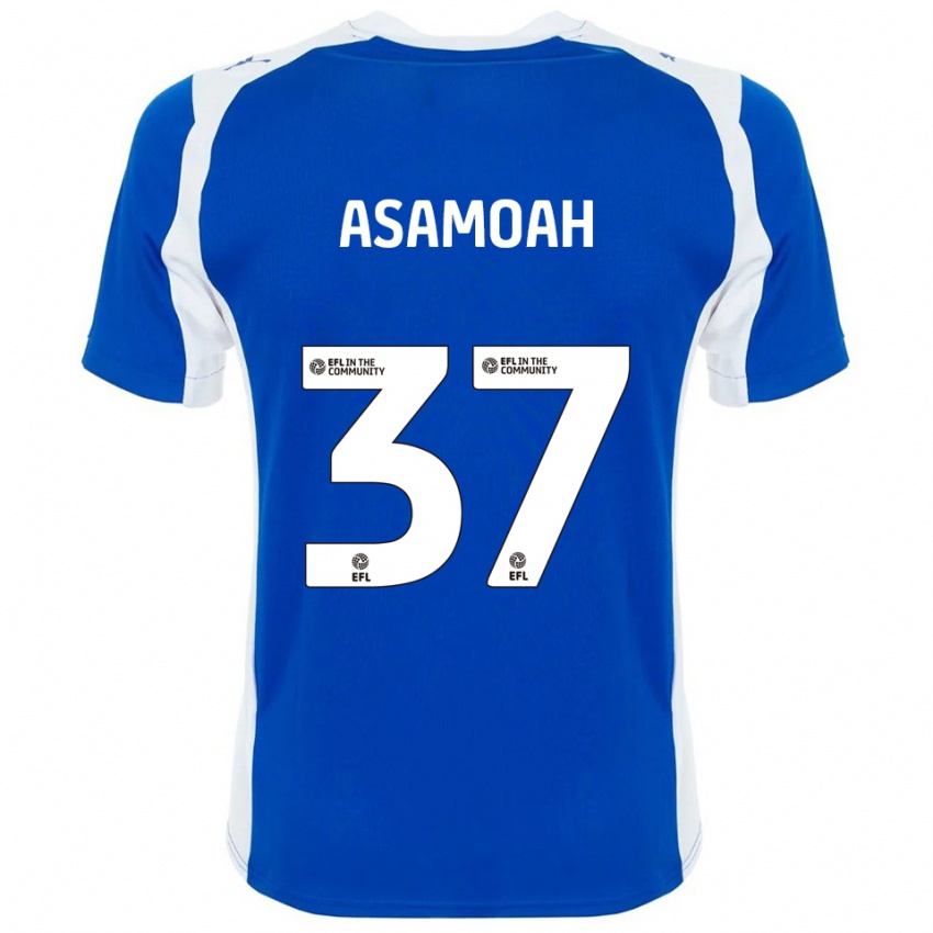 נשים Maleace Asamoah #37 כחול לבן ג'רזי ביתית 2025/26 חולצה קצרה