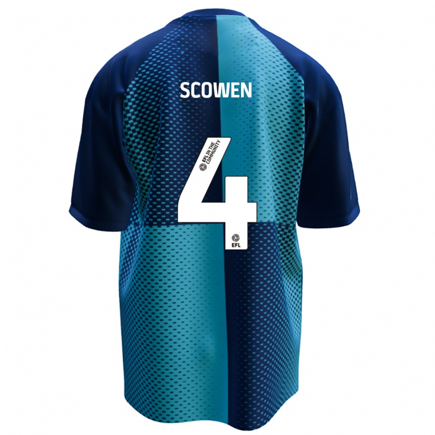 נשים ג'וש סקואן #4 כחול תכלת ג'רזי ביתית 2025/26 חולצה קצרה