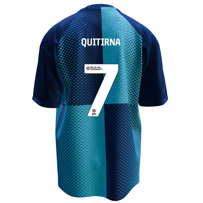 נשים Armando Quitirna #7 כחול תכלת ג'רזי ביתית 2025/26 חולצה קצרה