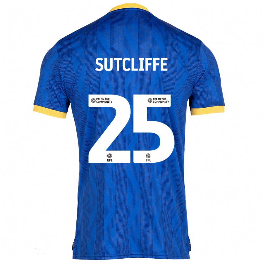 נשים אית'ן סאטקליף #25 כחול נייבי צהוב ג'רזי ביתית 2025/26 חולצה קצרה