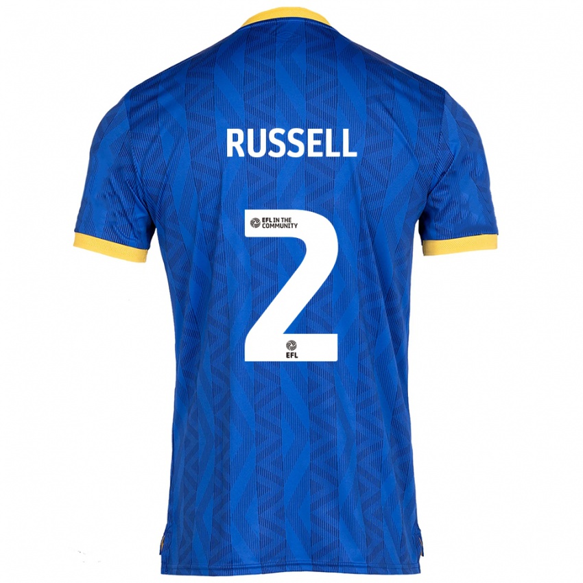 נשים Rosie Russell #2 כחול נייבי צהוב ג'רזי ביתית 2025/26 חולצה קצרה