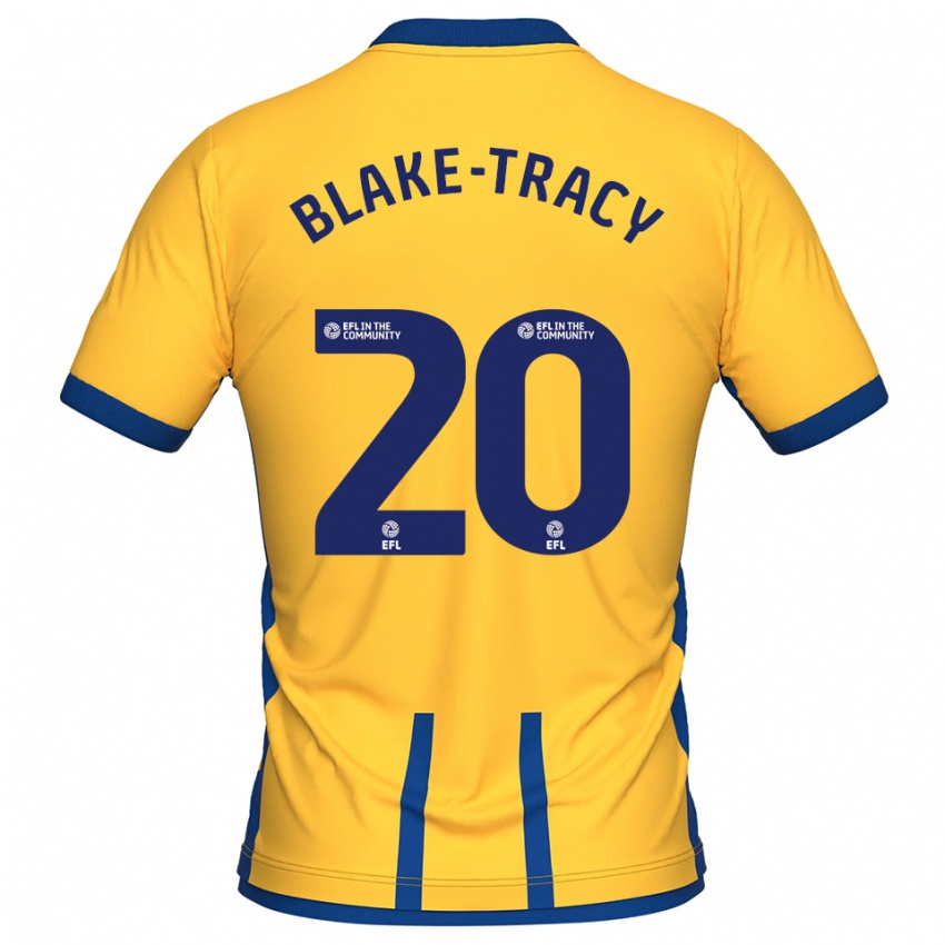 נשים פרייזר בלייק-טרייסי #20 צהוב כחול ג'רזי ביתית 2025/26 חולצה קצרה