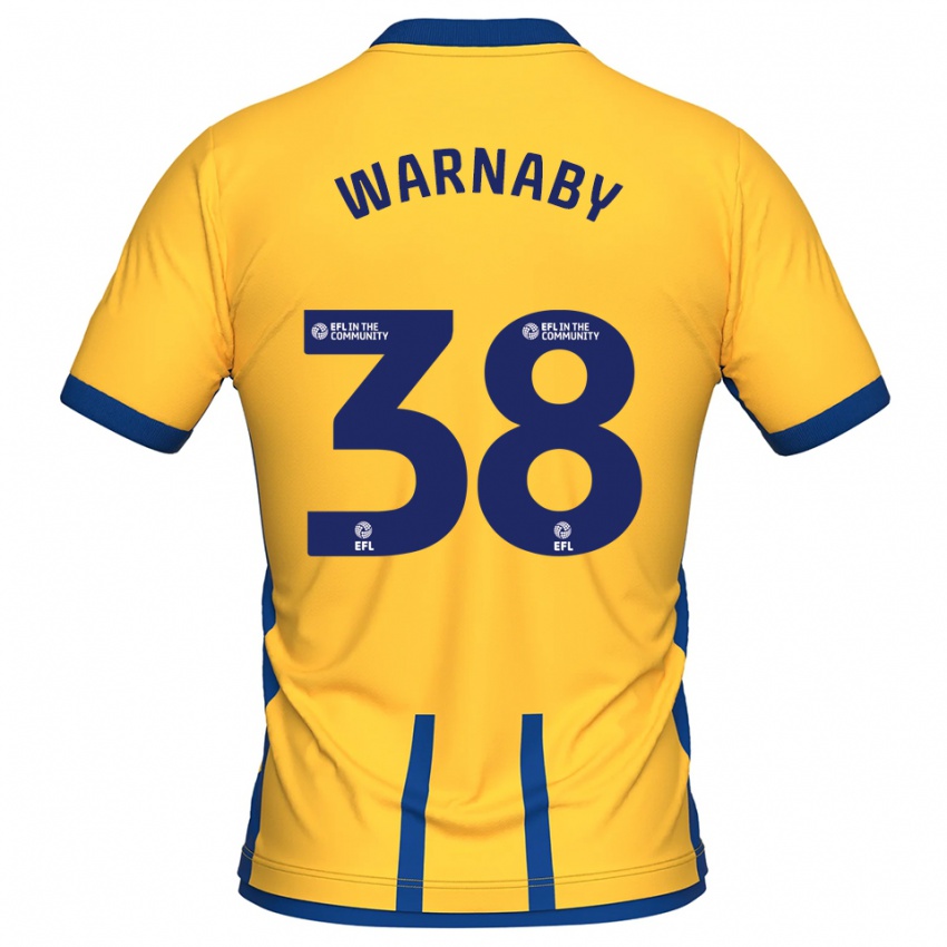 נשים לואיס סמואל ורנבי #38 צהוב כחול ג'רזי ביתית 2025/26 חולצה קצרה