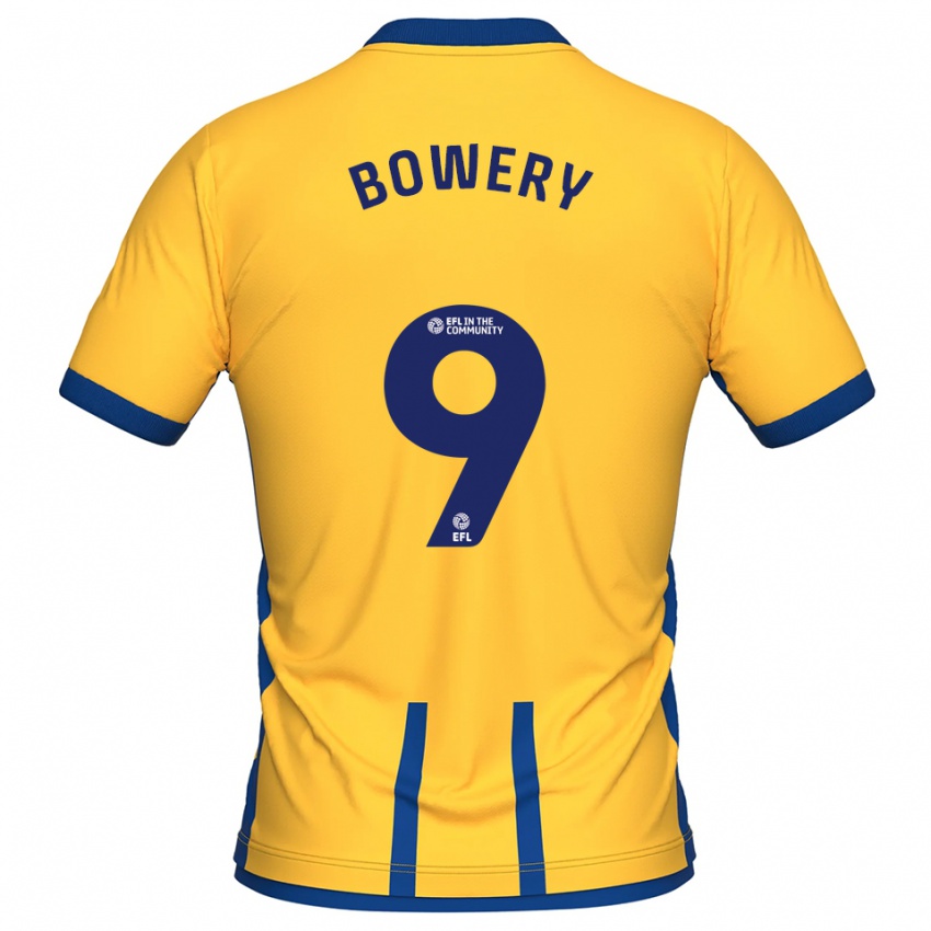 נשים ג'ורדן באורי #9 צהוב כחול ג'רזי ביתית 2025/26 חולצה קצרה