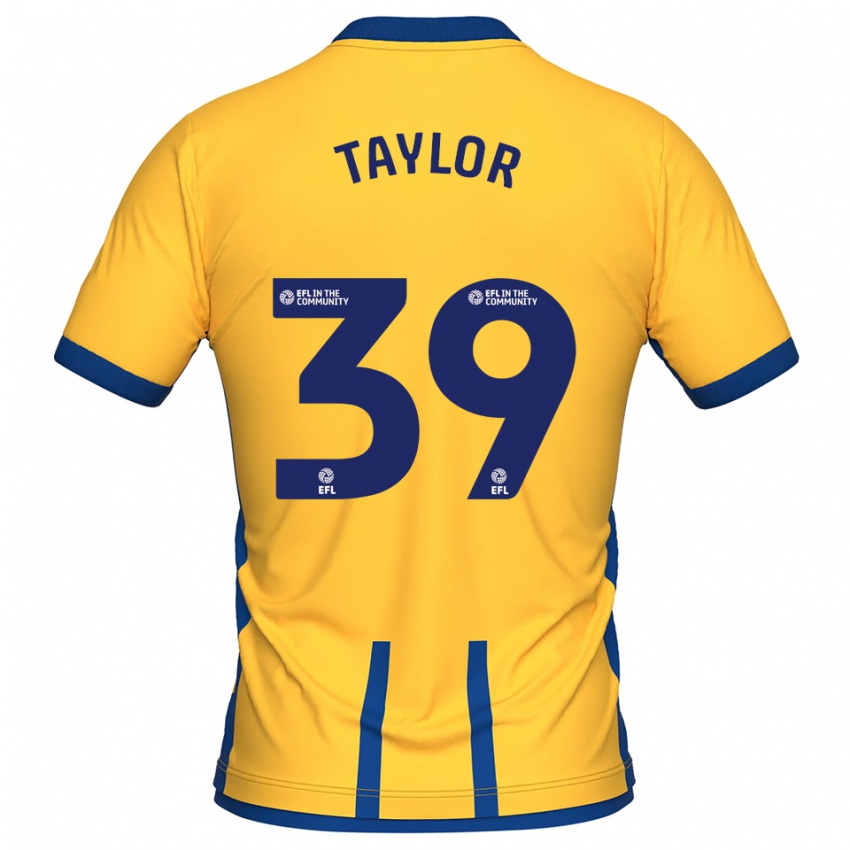 נשים Oliver Taylor #39 צהוב כחול ג'רזי ביתית 2025/26 חולצה קצרה