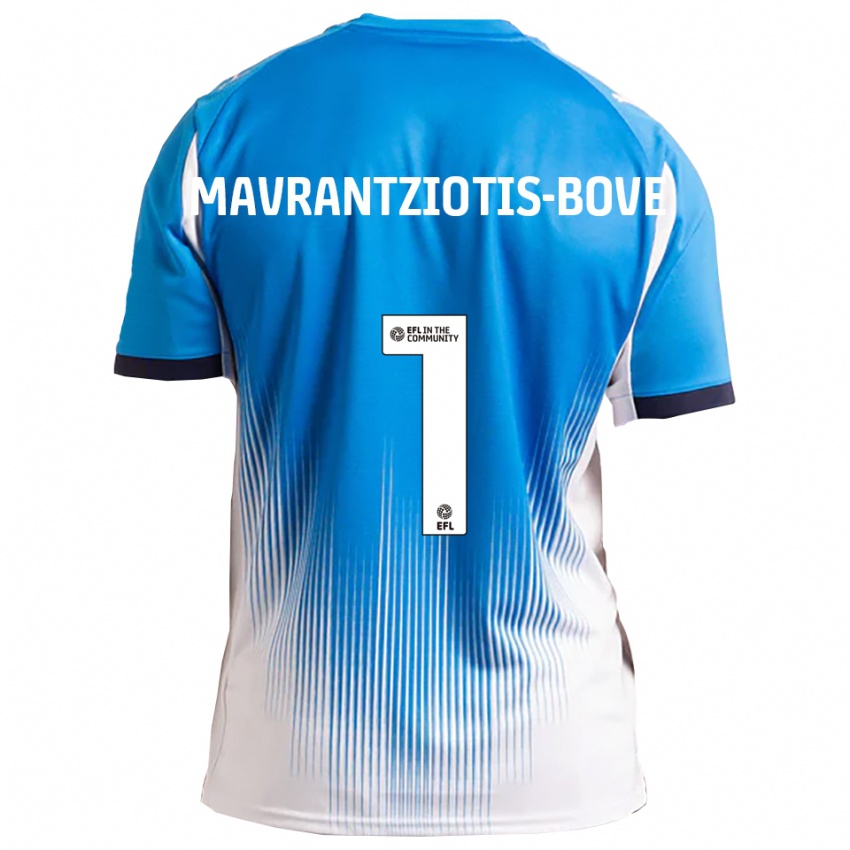 נשים Kane Mavrantziotis-Bove #1 כחול לבן ג'רזי ביתית 2025/26 חולצה קצרה