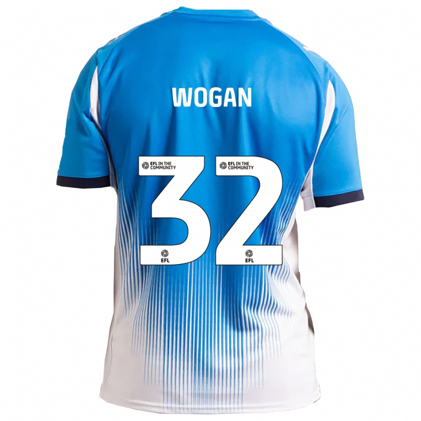 נשים אנדרו ווגן #32 כחול לבן ג'רזי ביתית 2025/26 חולצה קצרה