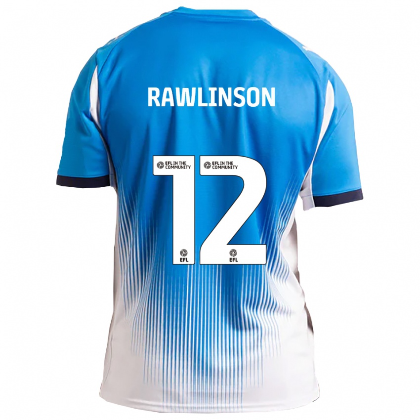 נשים Louie Rawlinson #12 כחול לבן ג'רזי ביתית 2025/26 חולצה קצרה