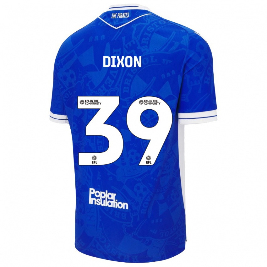 נשים Quincy Dixon #39 כחול לבן ג'רזי ביתית 2025/26 חולצה קצרה