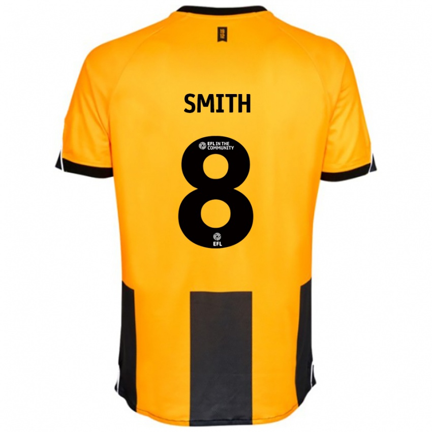 נשים קוריי סמית' #8 כתום שחור ג'רזי ביתית 2025/26 חולצה קצרה