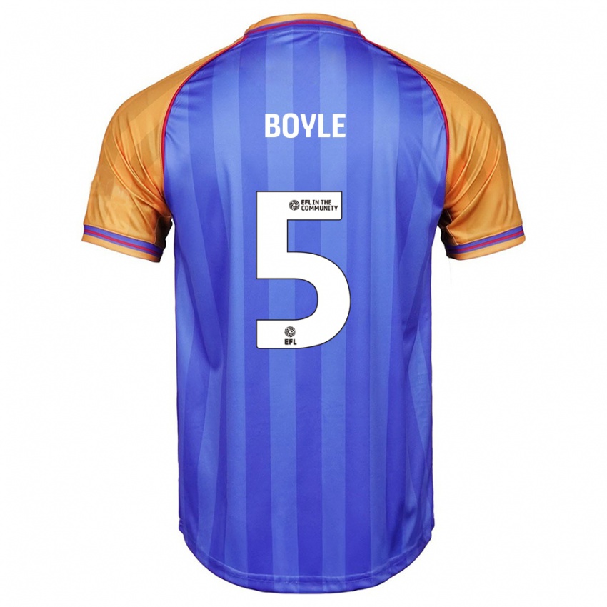 נשים וויליאם בויל #5 כחול כתום ג'רזי ביתית 2025/26 חולצה קצרה