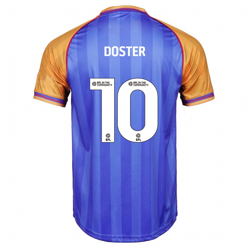 נשים Katie Doster #10 כחול כתום ג'רזי ביתית 2025/26 חולצה קצרה