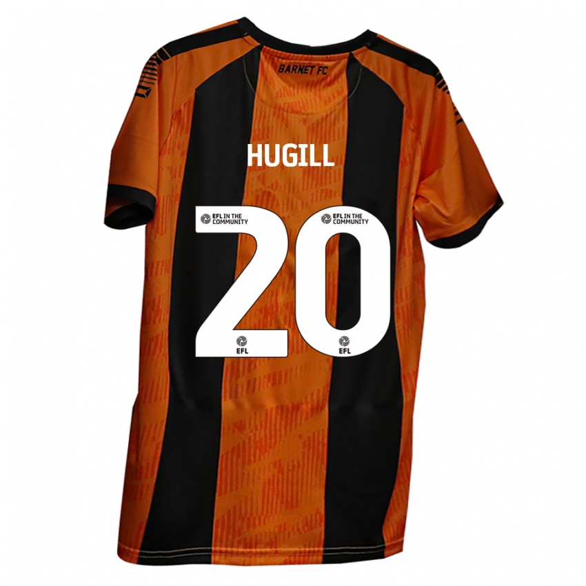 נשים ג'ו האגיל #20 כתום שחור ג'רזי ביתית 2025/26 חולצה קצרה