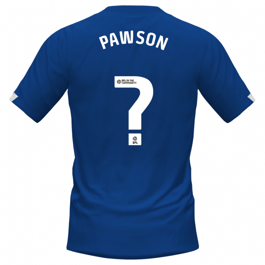 נשים Thomas Pawson #0 כחול לבן ג'רזי ביתית 2025/26 חולצה קצרה