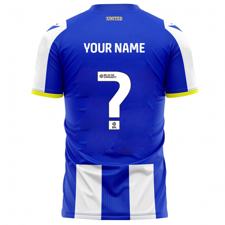 נשים השם שלך #0 כחול לבן ג'רזי ביתית 2025/26 חולצה קצרה