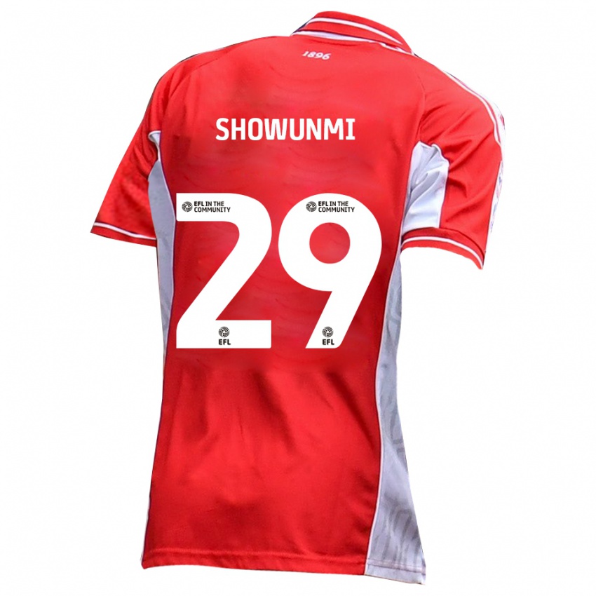 נשים טולה שואונמי #29 אדום לבן ג'רזי ביתית 2025/26 חולצה קצרה