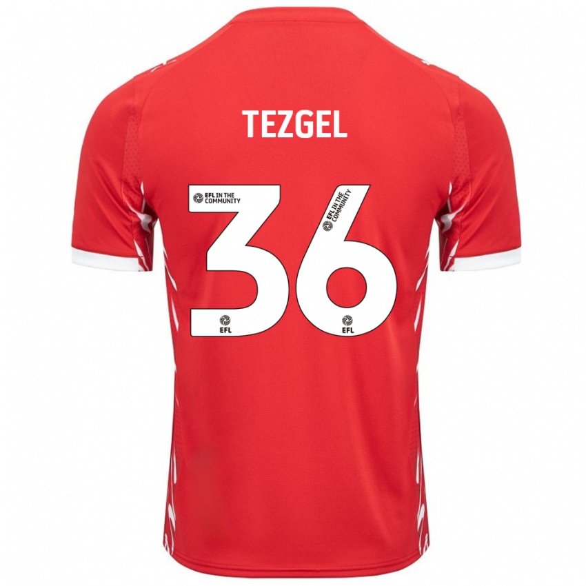 נשים אמר טזגל #36 אדום לבן ג'רזי ביתית 2025/26 חולצה קצרה