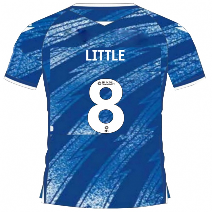 נשים ארמאני ליטל #8 כחול לבן ג'רזי ביתית 2025/26 חולצה קצרה