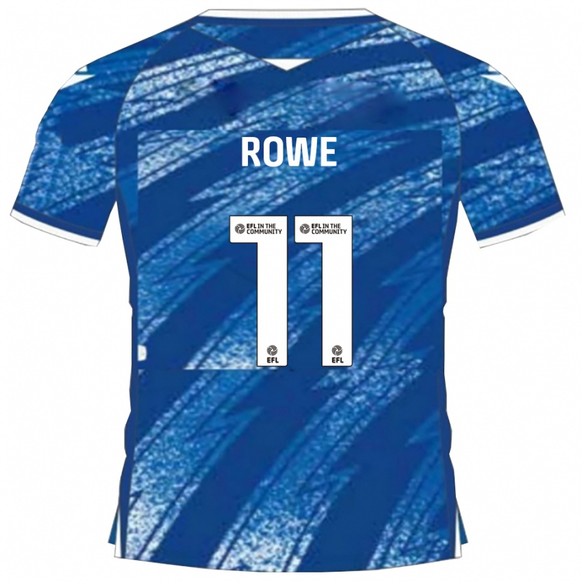 נשים Aaron Rowe #11 כחול לבן ג'רזי ביתית 2025/26 חולצה קצרה