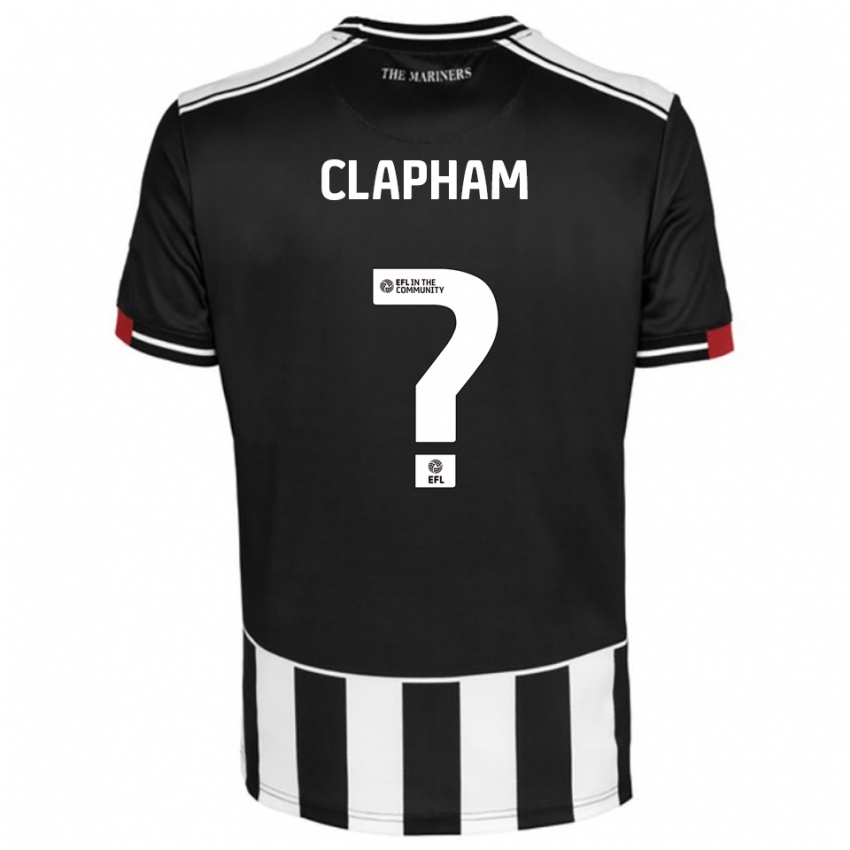 נשים Hermione Clapham #0 שחור לבן אדום ג'רזי ביתית 2025/26 חולצה קצרה