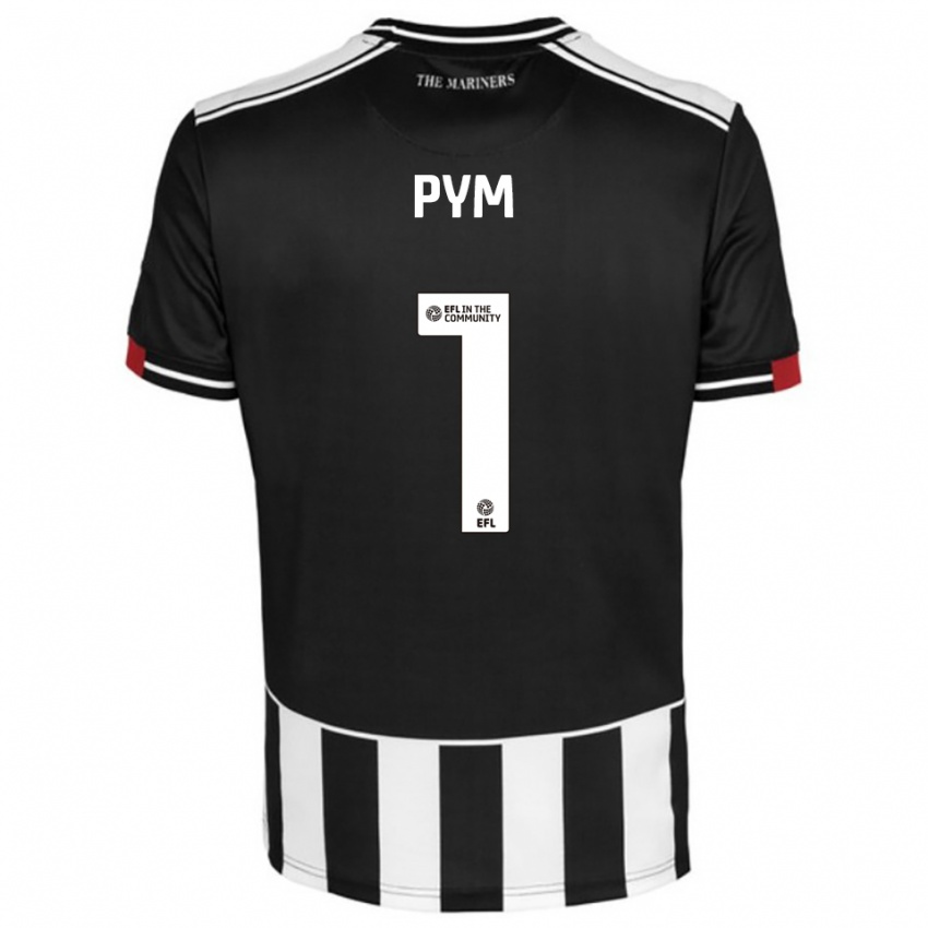 נשים כריסטי פים #1 שחור לבן אדום ג'רזי ביתית 2025/26 חולצה קצרה