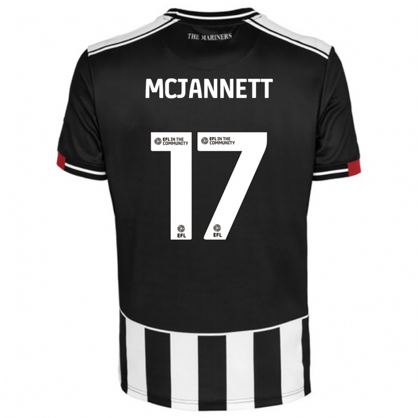 נשים קמרון מקג'ן #17 שחור לבן אדום ג'רזי ביתית 2025/26 חולצה קצרה